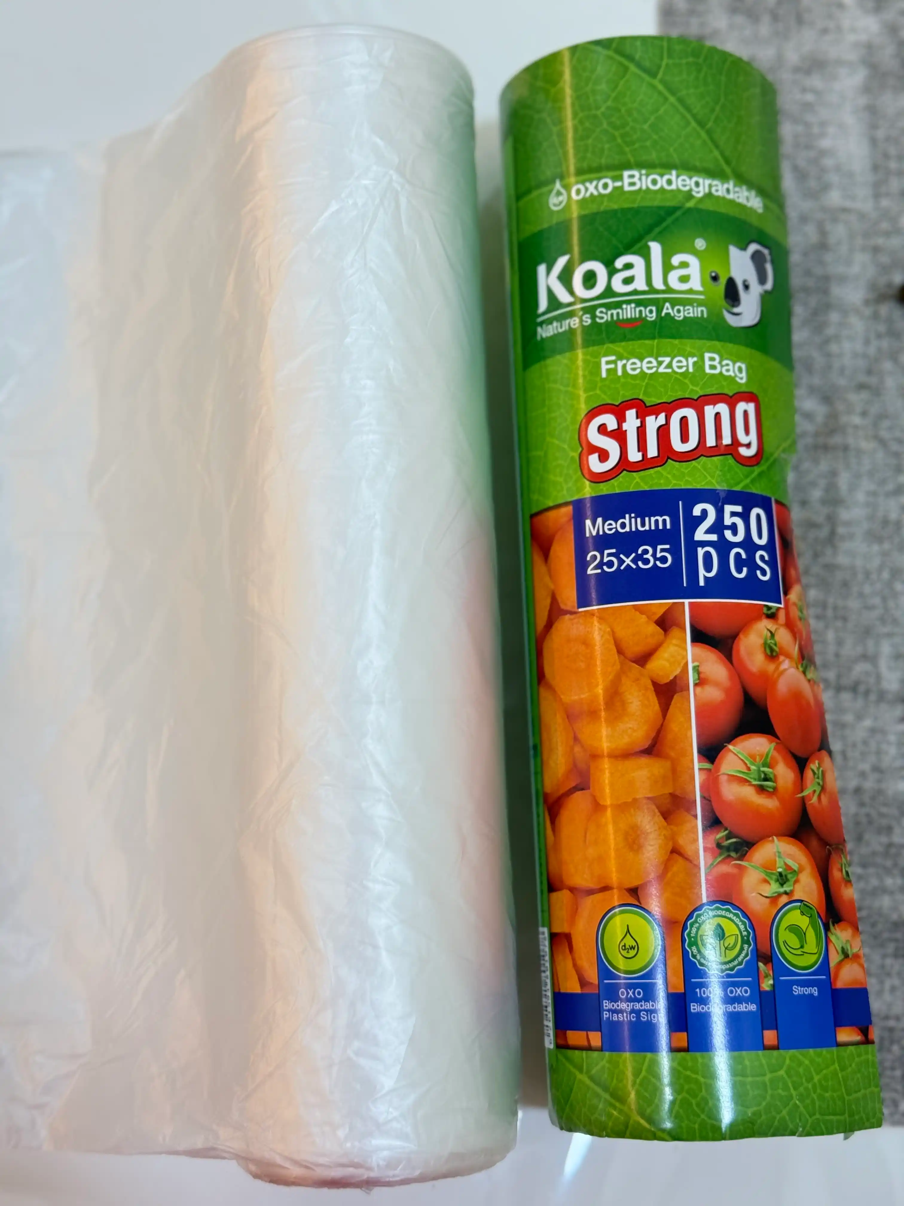 Пакеты для заморозки продуктов Koala в рулоне, 60/100/250/500 шт