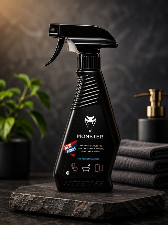Чистящее средство MONSTER для в и унитаза — теперь в новой формуле с приятным ароматом