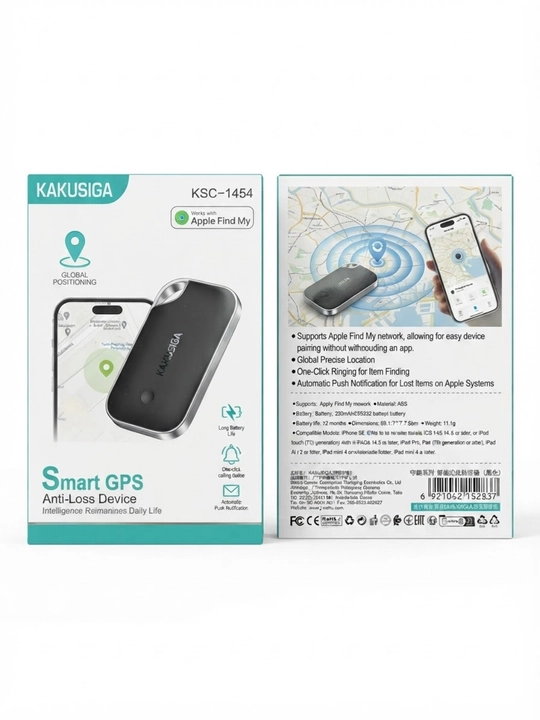 KAKUSIGA Aqlli GPS Treker Qidiruv Breloki Apple Find My Kuchaytirilgan KSC-1454