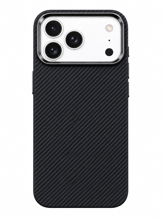 IPhone 17 Pro Max uchun Luxo Carbon Magsafe magnitli g'ilofi