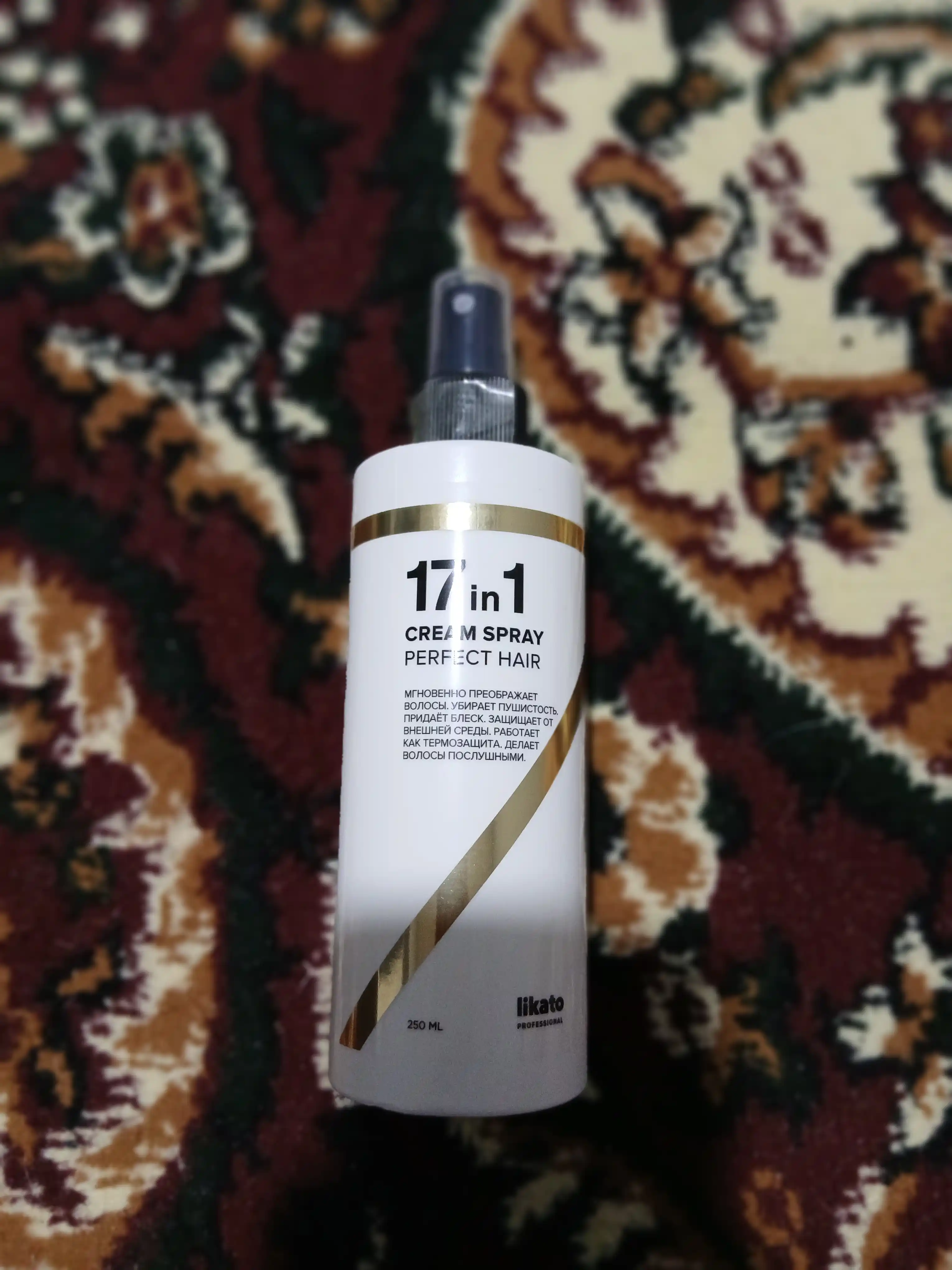 Spray soch kremi, 17 tasi 1 da, Likato, ko'p funktsiyali, termal himoya, 250 ml, 799862