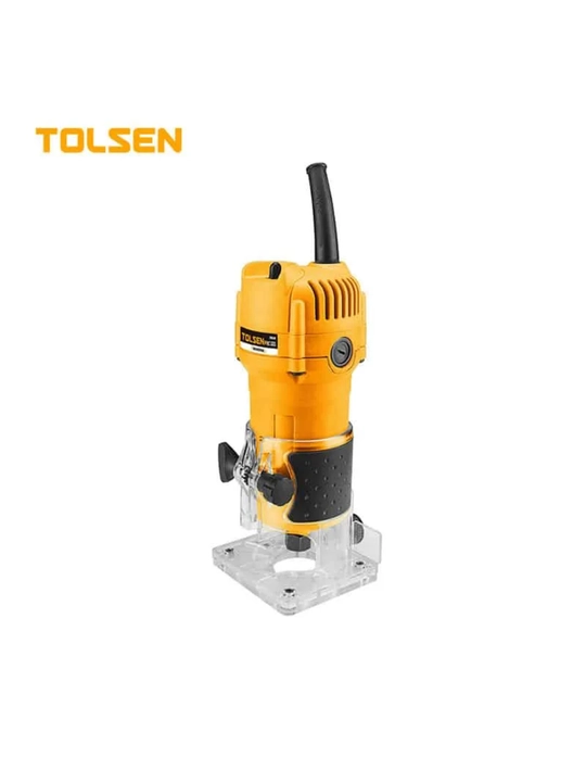 Frezer TOLSEN 650 W yog‘och va laminat ishlov berish, 6mm va 1/4″, 30000 ayl/min