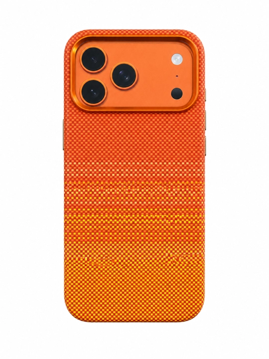 IPhone 17 Pro Max uchun Luxo Carbon Magsafe magnitli g'ilofi