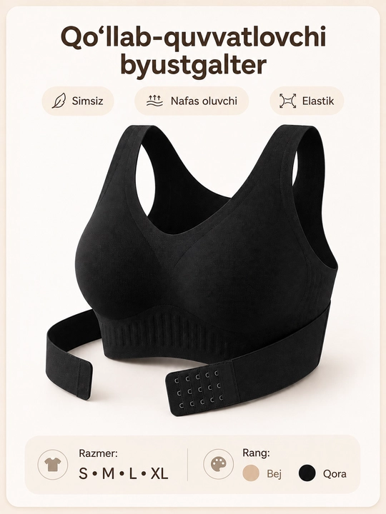 Qomatni tiklovchi byustgalter, korset, lifchik, ayollar topi S-XL - 