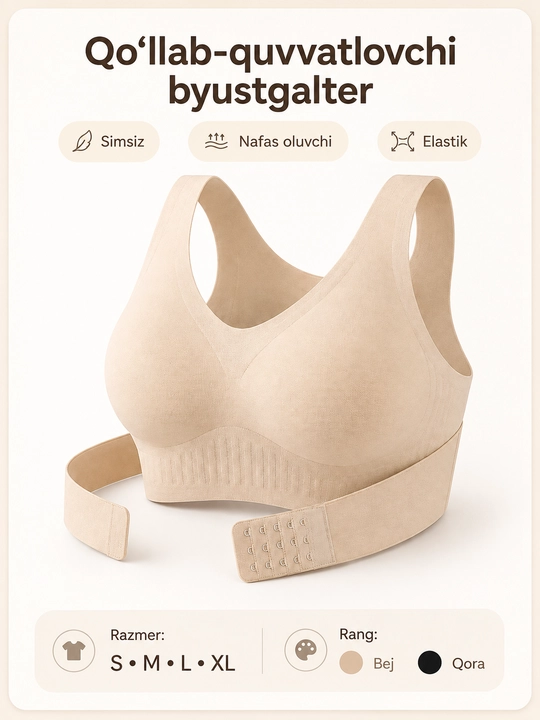 Qomatni tiklovchi byustgalter, korset, lifchik, ayollar topi S-XL - 