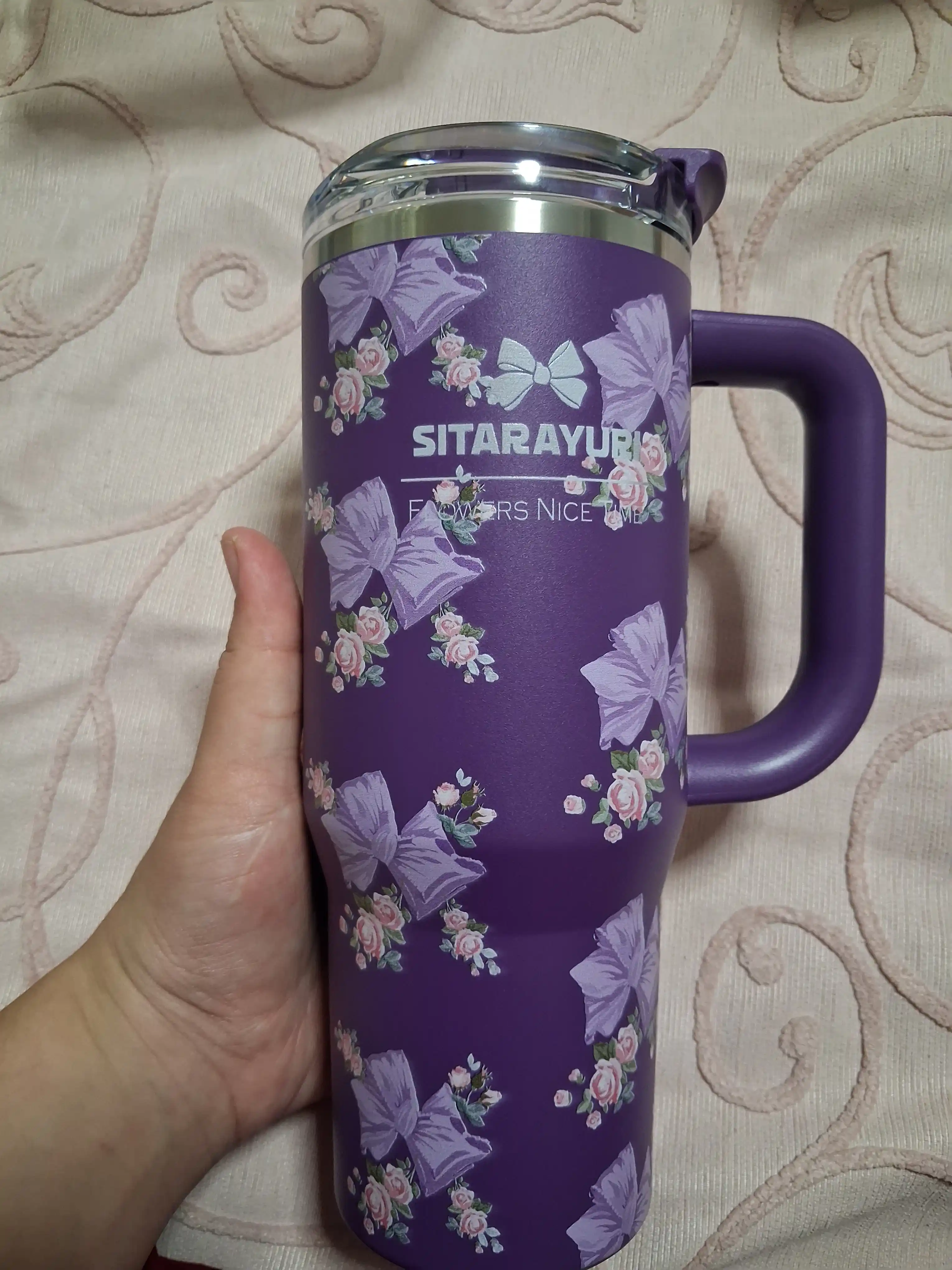 Termos krujka 900 ml, termokrujka, trubkali termo stakan, qahva, choy va suv uchun