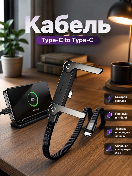 Tez zaryadlovchi kabel Android telefonlar uchun fast charging, USB/type c kabel, 240W