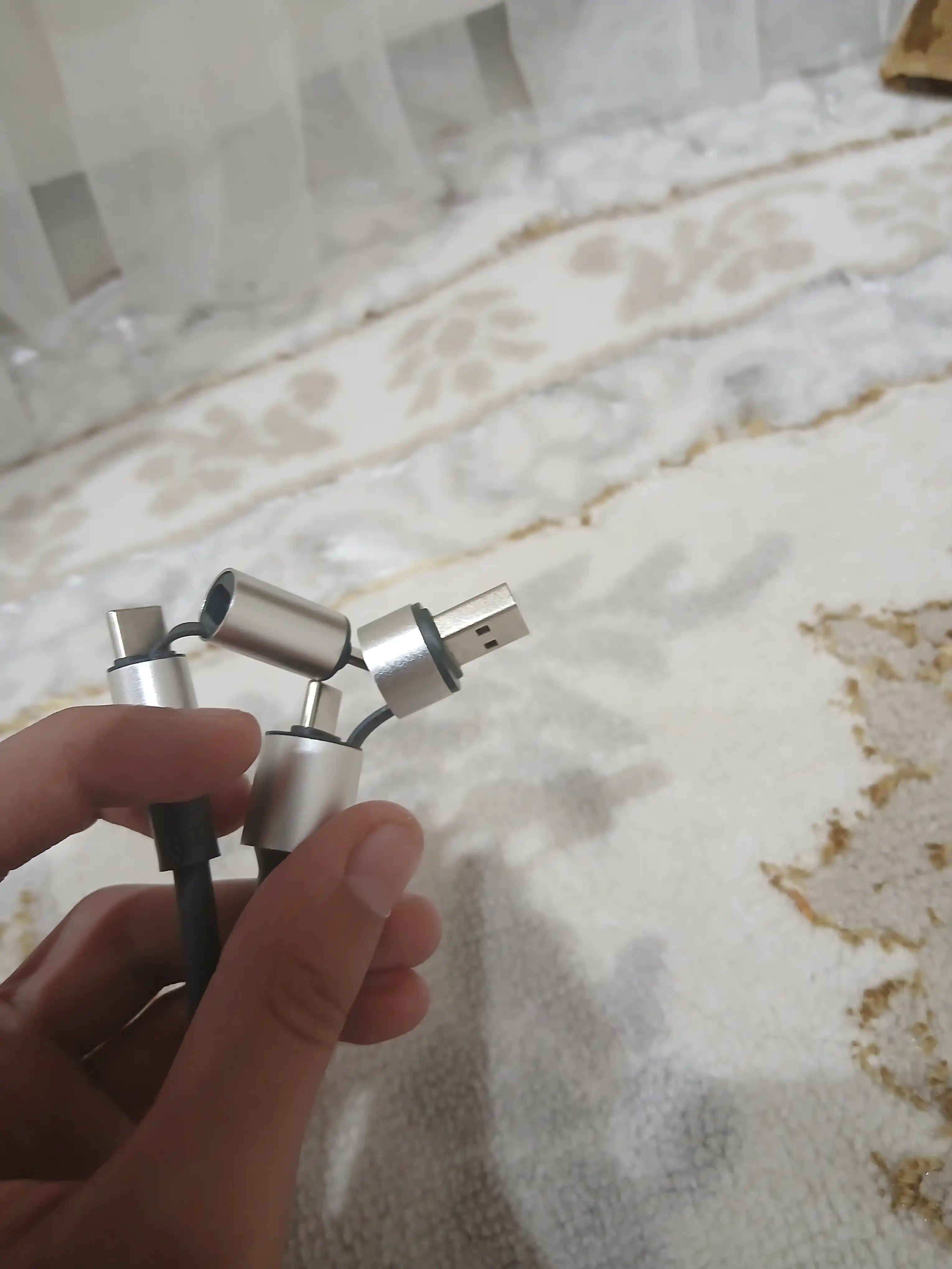 Зарядное устройство 240W, кабель для быстрой зарядки USB, Type-C, iPhone