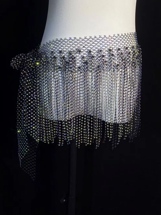 Tangalar bilan arabcha belbog‘, sharqona belly dance aksessuarlari