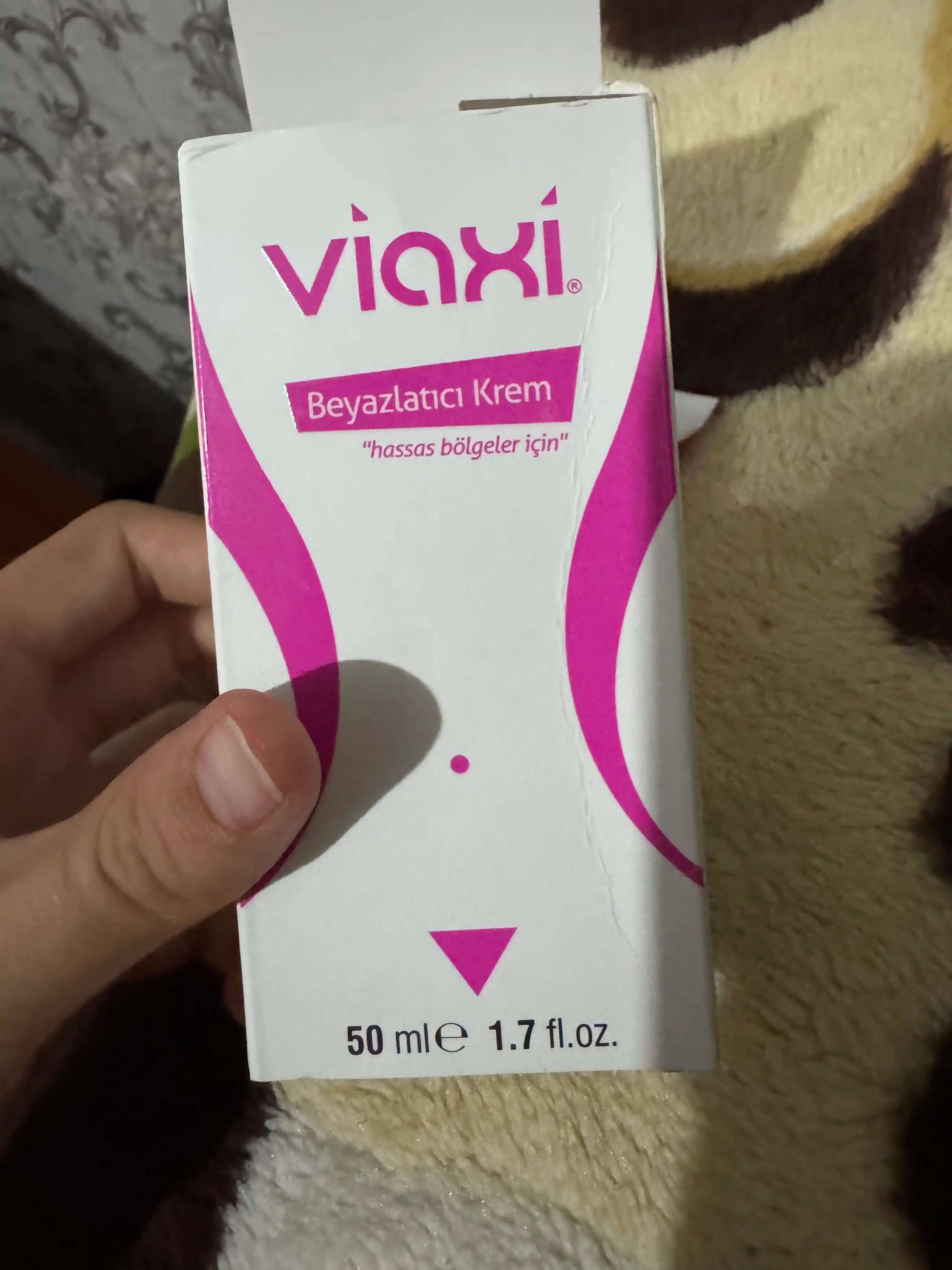 Отбеливающий крем для чувствительных зон Viaxi, 50 мл