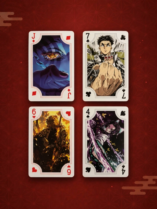 Игральные карты аниме Клинок рассекающий демонов  Demon slayer коллекционные карты покера