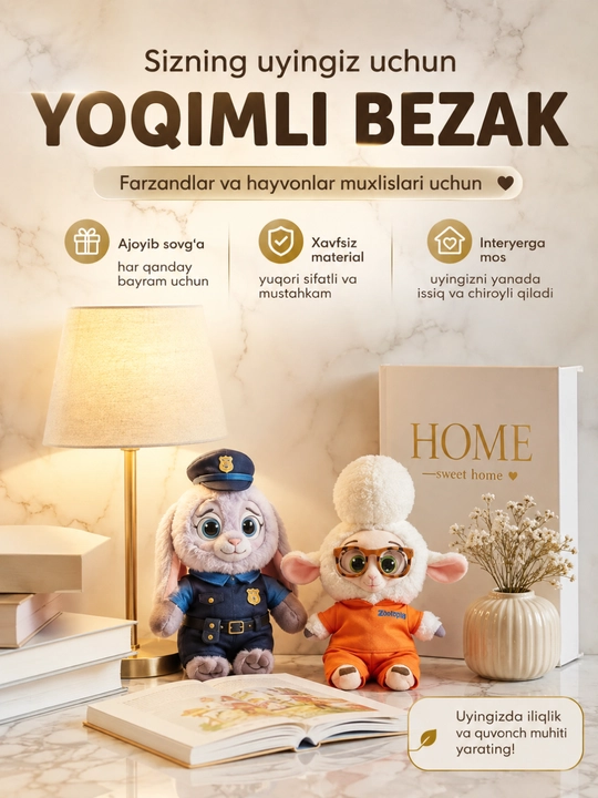 Мягкая игрушка «Зверополис» (Zootopia), 15 см — случайный персонаж
