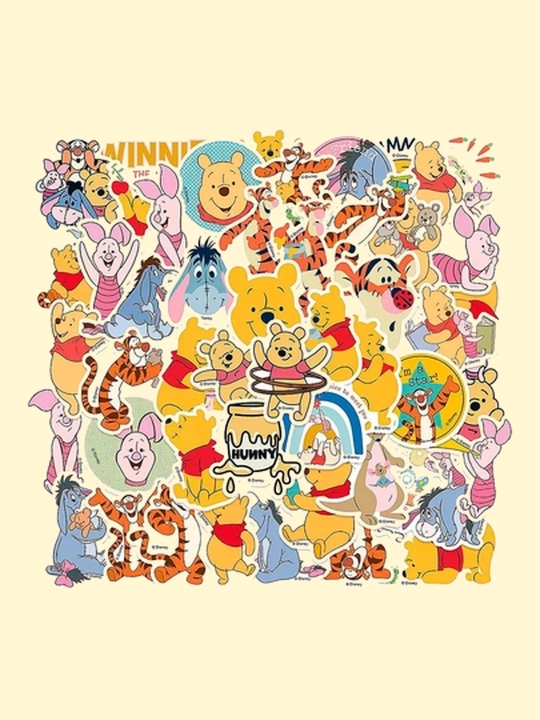 Dekor uchun stikerlar, 50 dona, 10 dan ortiq turdagi - 