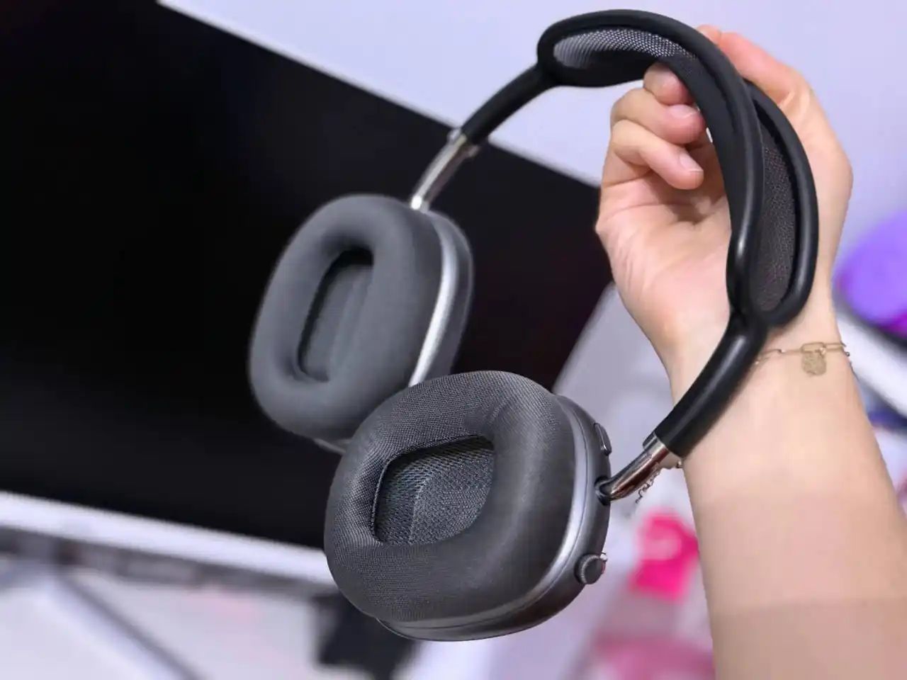 Наушники AMAYA 680M Wireless Black, Extra Bass + ANC, 50 ч непрерывного звука