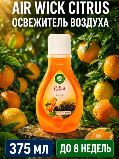 Освежитель воздуха AirWick Fresh n Up, Цитрус, 375 мл - 