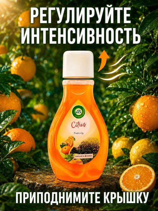 AirWick Fresh n Up havo tozalagichi, Sitrus, 375 ml