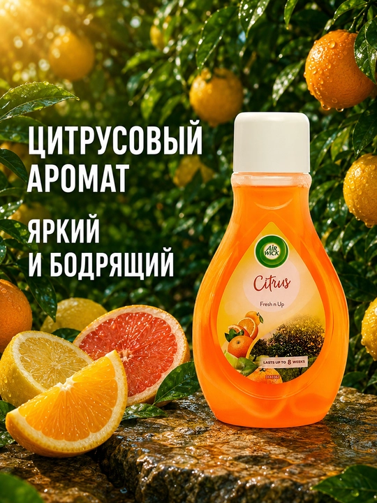 AirWick Fresh n Up havo tozalagichi, Sitrus, 375 ml