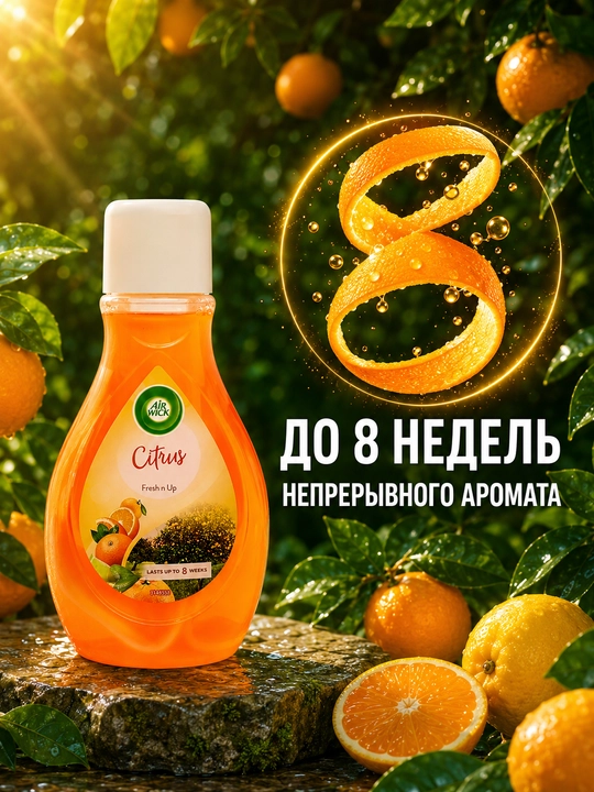 AirWick Fresh n Up havo tozalagichi, Sitrus, 375 ml