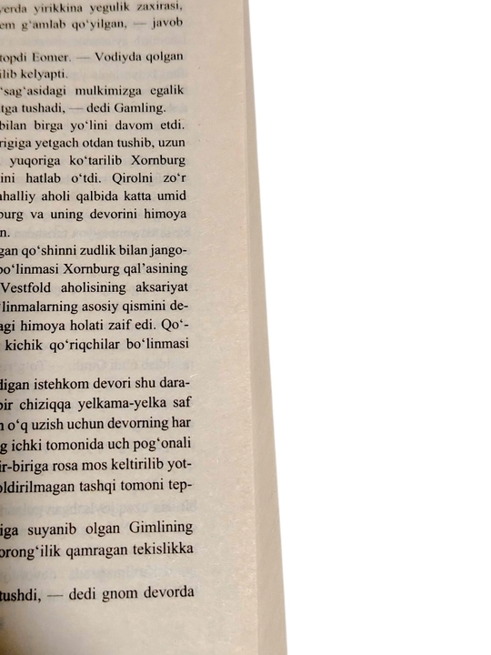 Jon Ronald Ruel Tolkin: Uzuklar hukmdori 2-qism "Ikki minora", fantastik roman, 528 bet