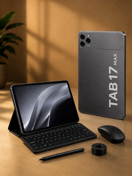 Planshet TAB 17 MAX 10.1″, 12/256 GB,5G,Android 15,2 SIM,klaviatura va sichqoncha bilan - 