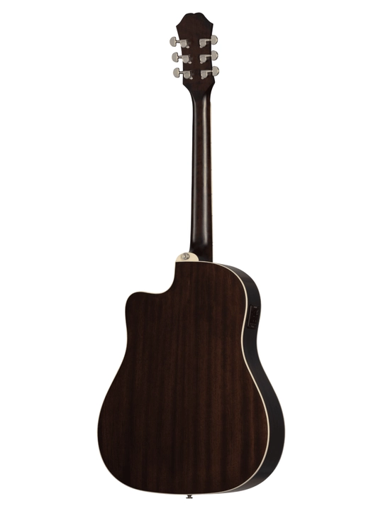 Epiphone J-45 EC Studio (Solid Top) elektroakustik gitara, Vintage Sunburst rangida