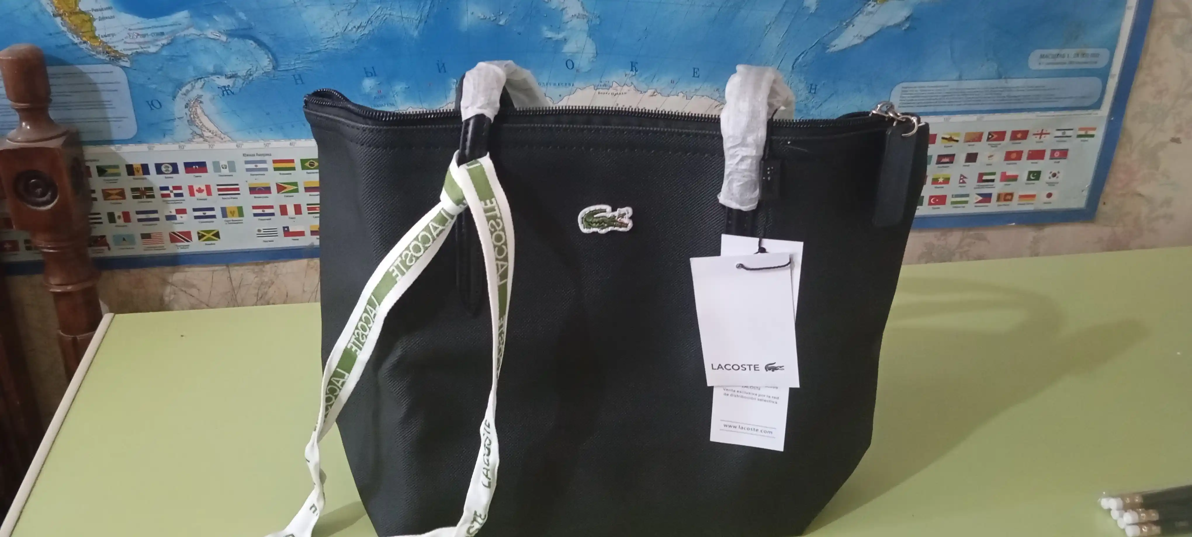 Lacoste uslubidagi ayollar sumkasi
