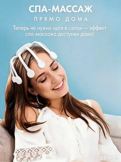 Массажер для головы, электрический вибромассажер, расслабляющий массажер
