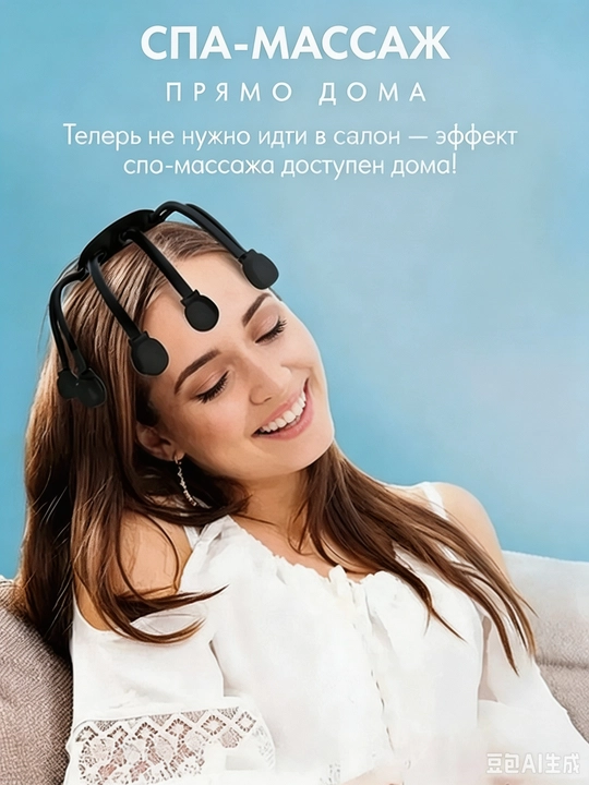 Массажер для головы, электрический вибромассажер, расслабляющий массажер