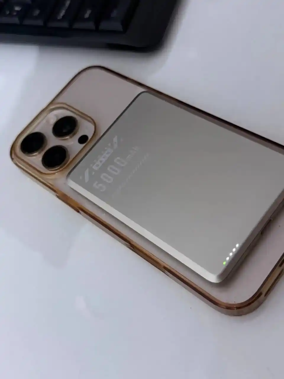 Mini Power bank, PD20W magnit simsiz zaryadlovchi, tez zaryadlash 5000 mAh