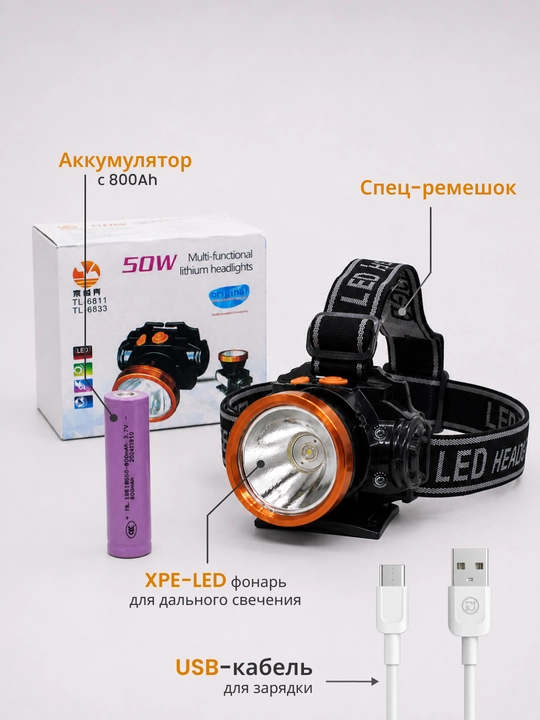 Налобный фонарьи LED — для работы, рыбалки, туризма и активного отдыха, 15 моделей