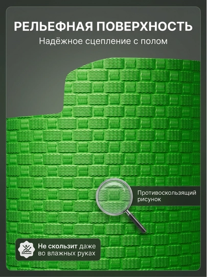 Коврик для йоги и фитнеса EVA YOGA MAT, спортивный, нескользящий, тренировочный