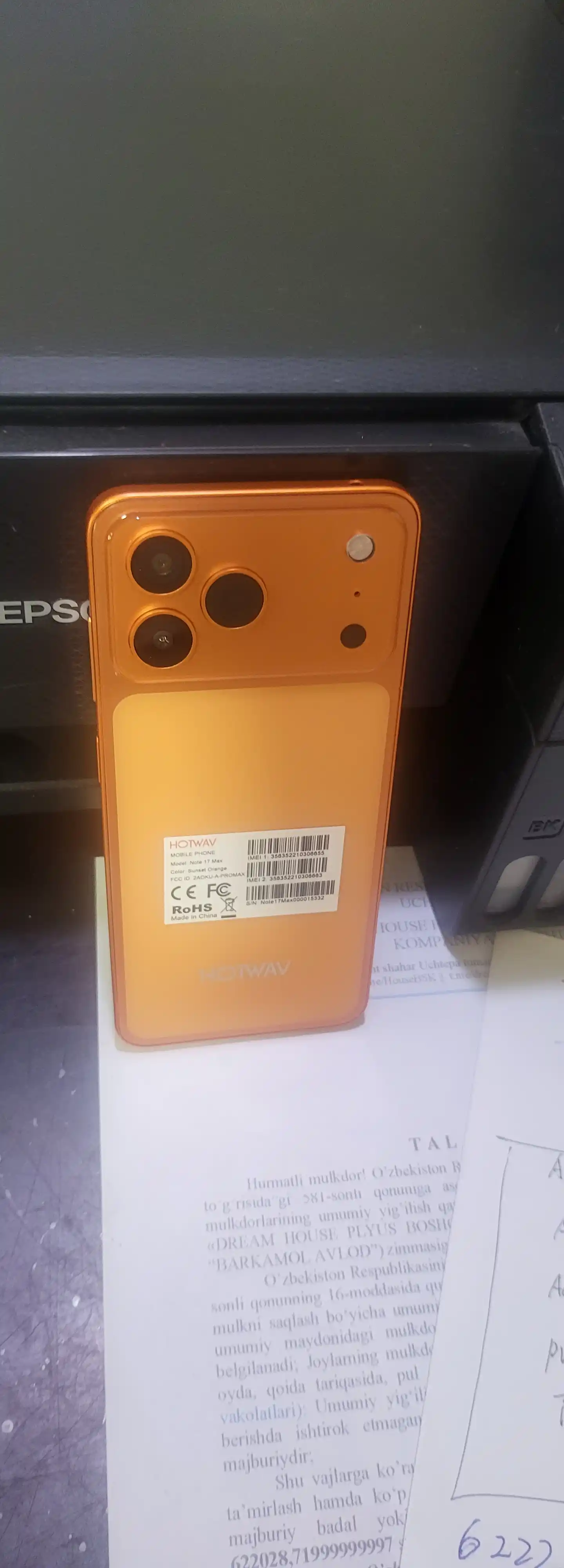 Smartfon 17 Pro Max Note 17 Ekran 120Hz Kamera 13 MP 12GB Ram 64GB Rom, batareya 5150 mAh