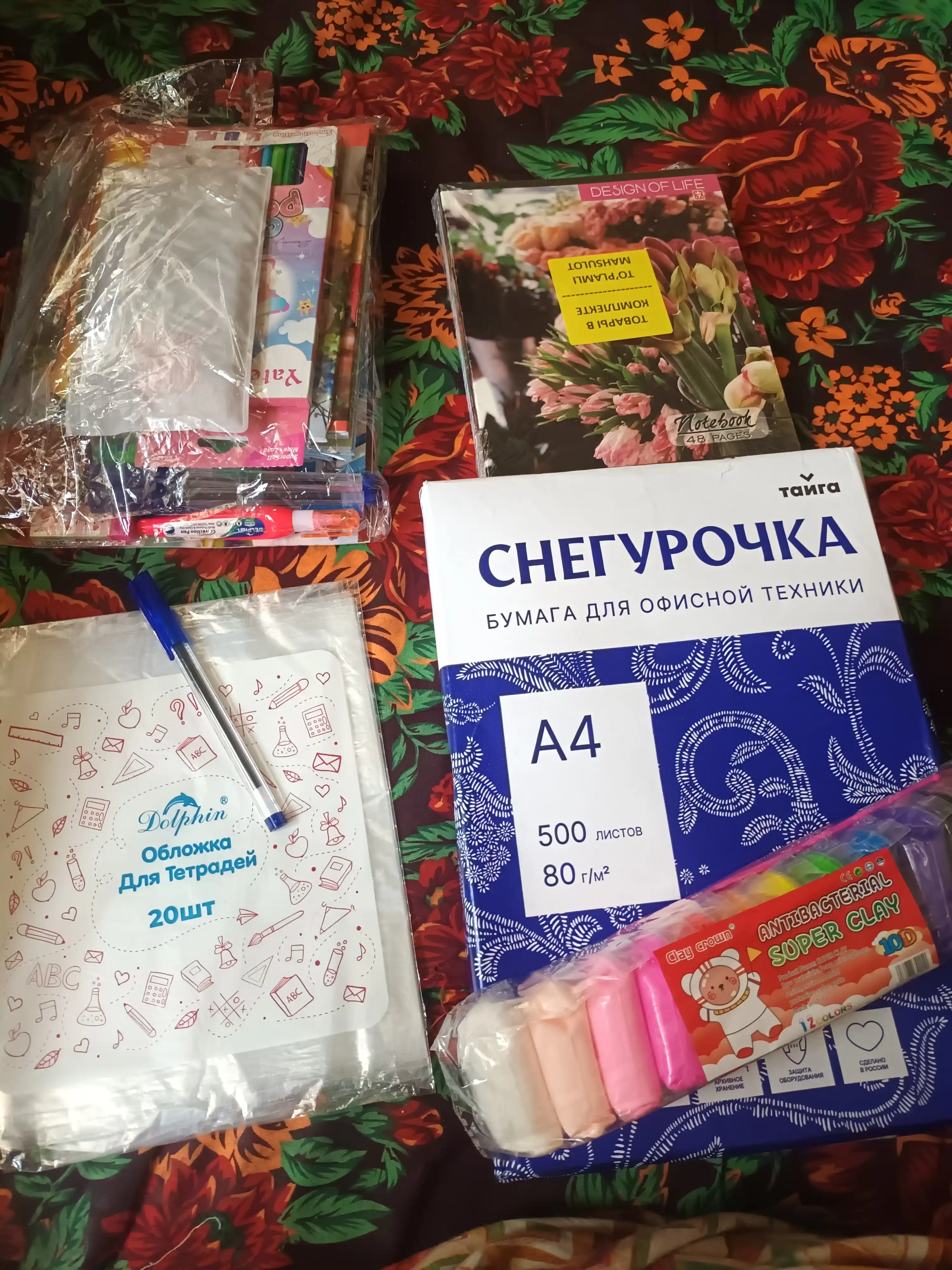 Набор школьных принадлежностей для 1-4, 5-11 классов, тетрадь, ручка, краска