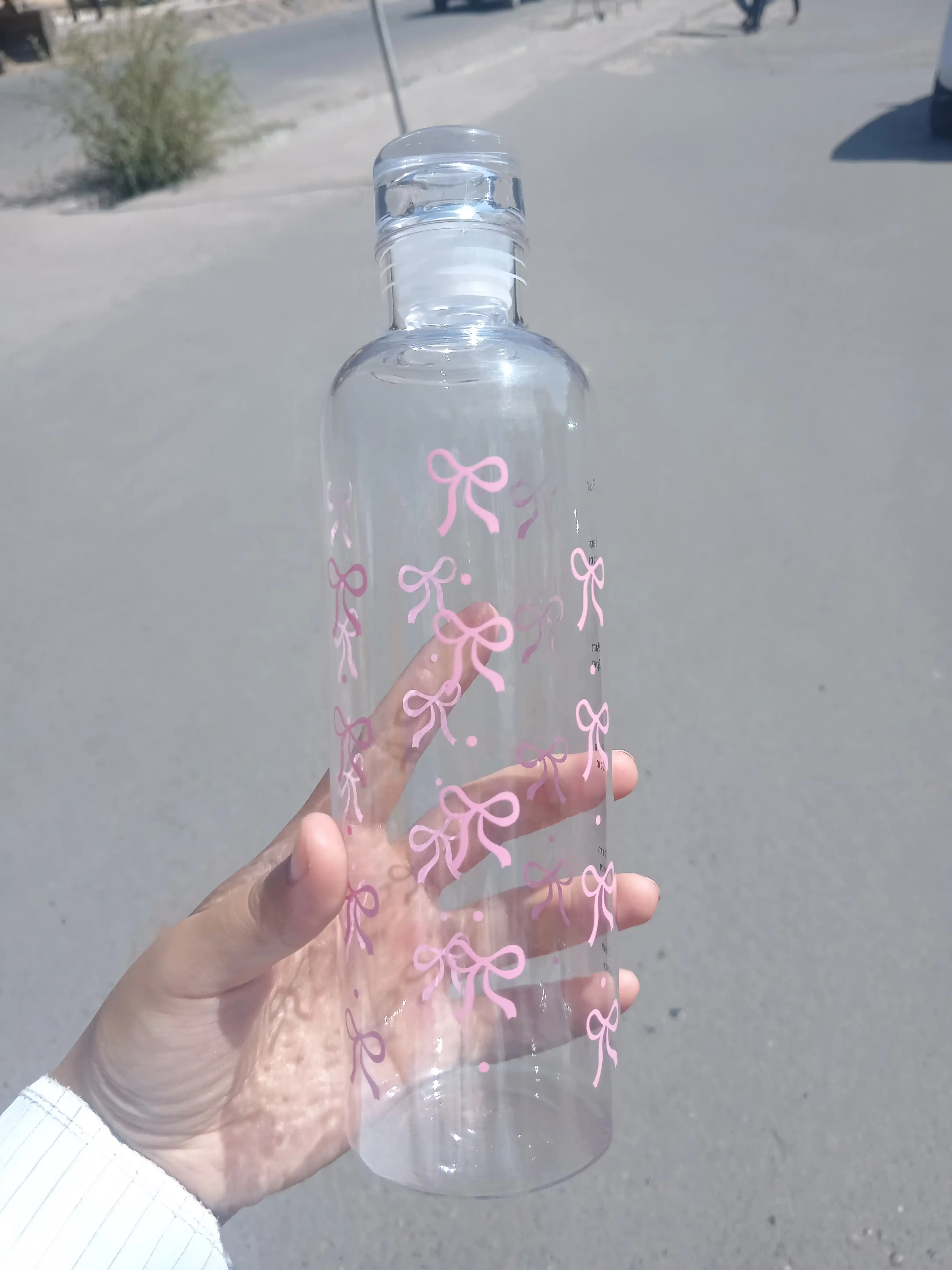 Прозрачная бутылка для воды, бутылка Pinterest, 500 и 1000 мл