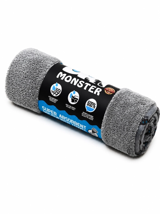 Dry Monster avtomobil kuzovini quritish uchun suvni yaxshi shimuvchi sochiq