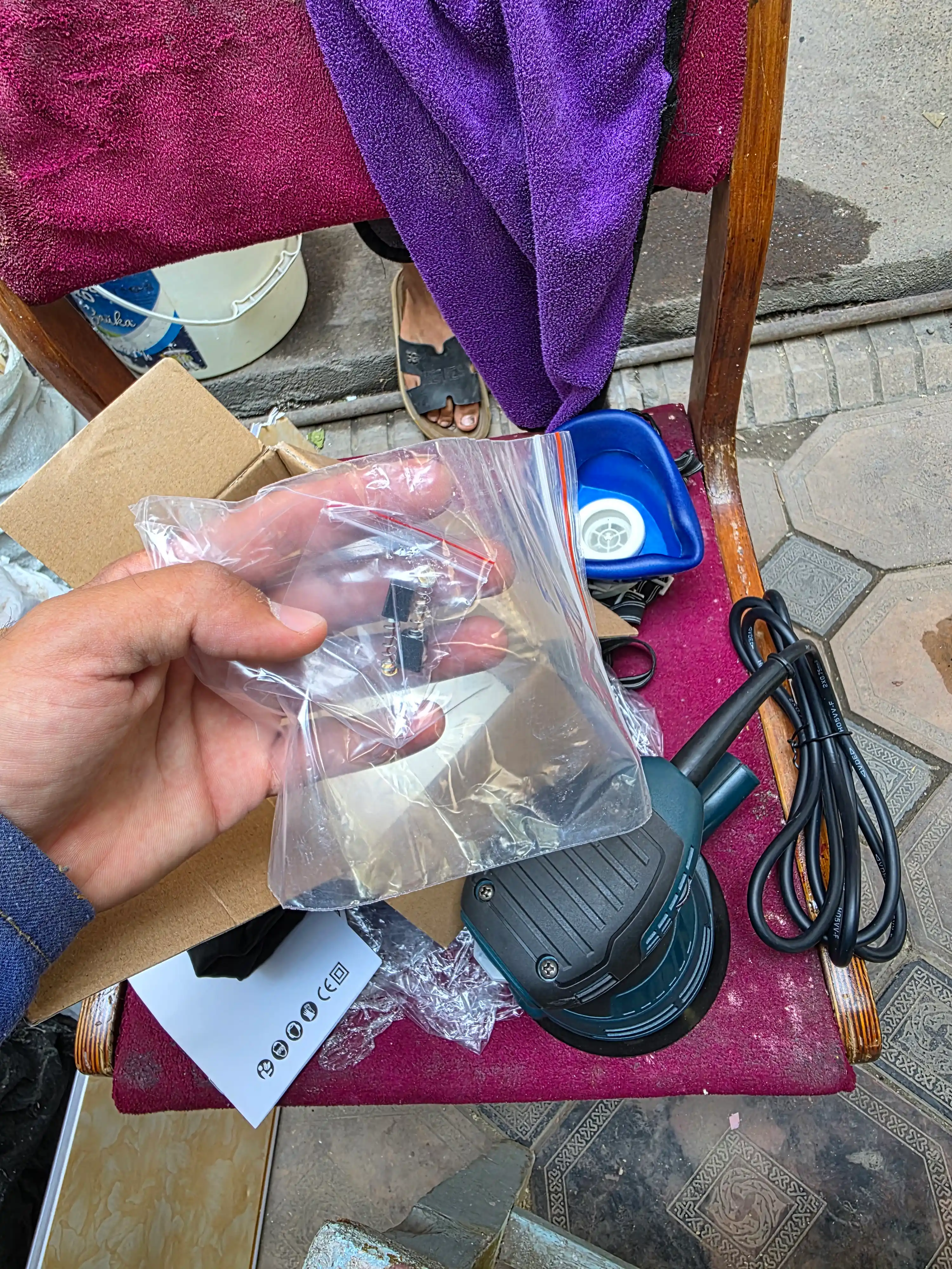 Makita vibratsiyali silliqlash mashinasi eksantrik professional