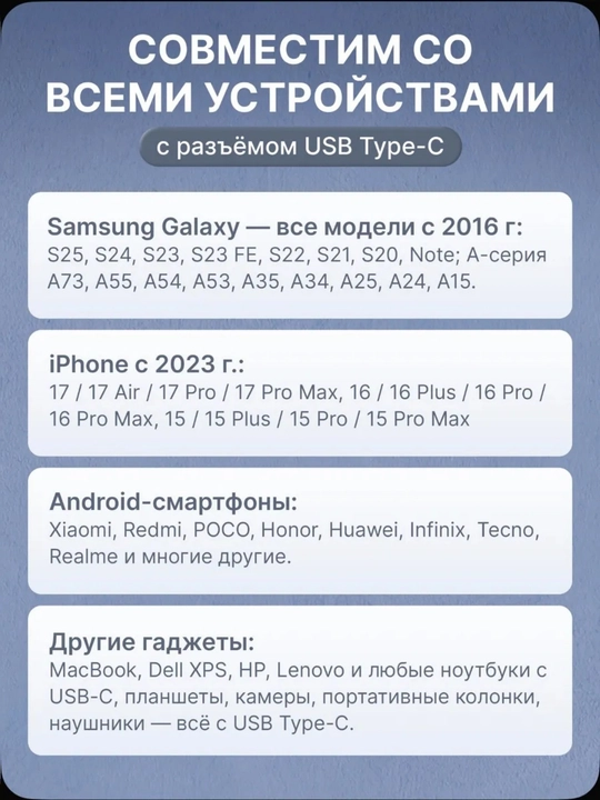 Zaryadnik Samsung Super Fast Charging 45W Type-C adapter kabeli bilan, 1 yil kafolat bor