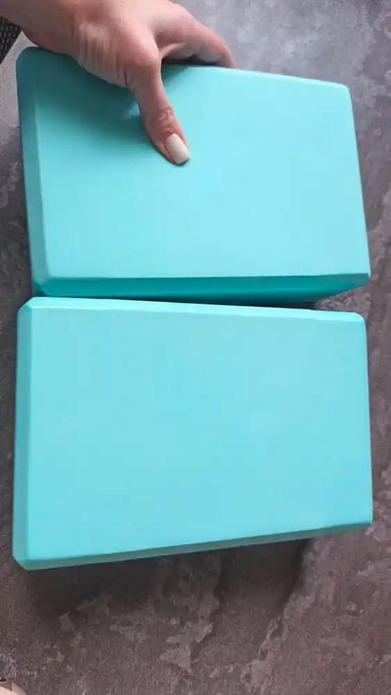 Блок для йоги, опора для растяжки, баланса и пилатеса, 23x15x7.6 см, 4 цвета