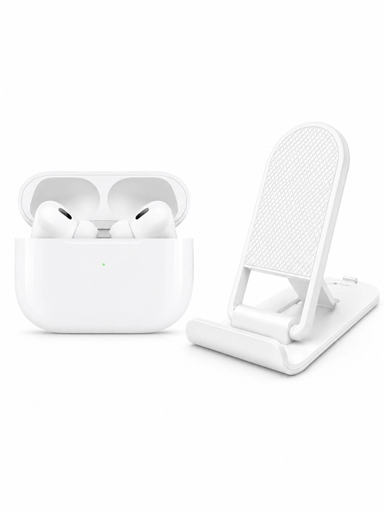 1+1 Simsiz Bluetooth quloqchin va Mini Holder telefon/planshet ushlagichi