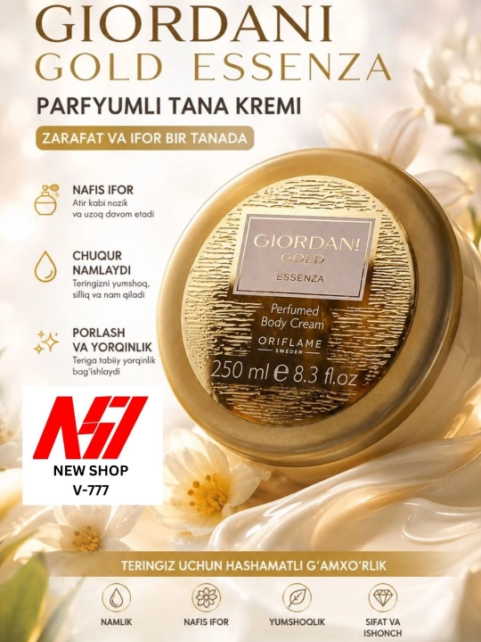 Ayollar uchun xushbo‘y kremlar, 250 ml - 