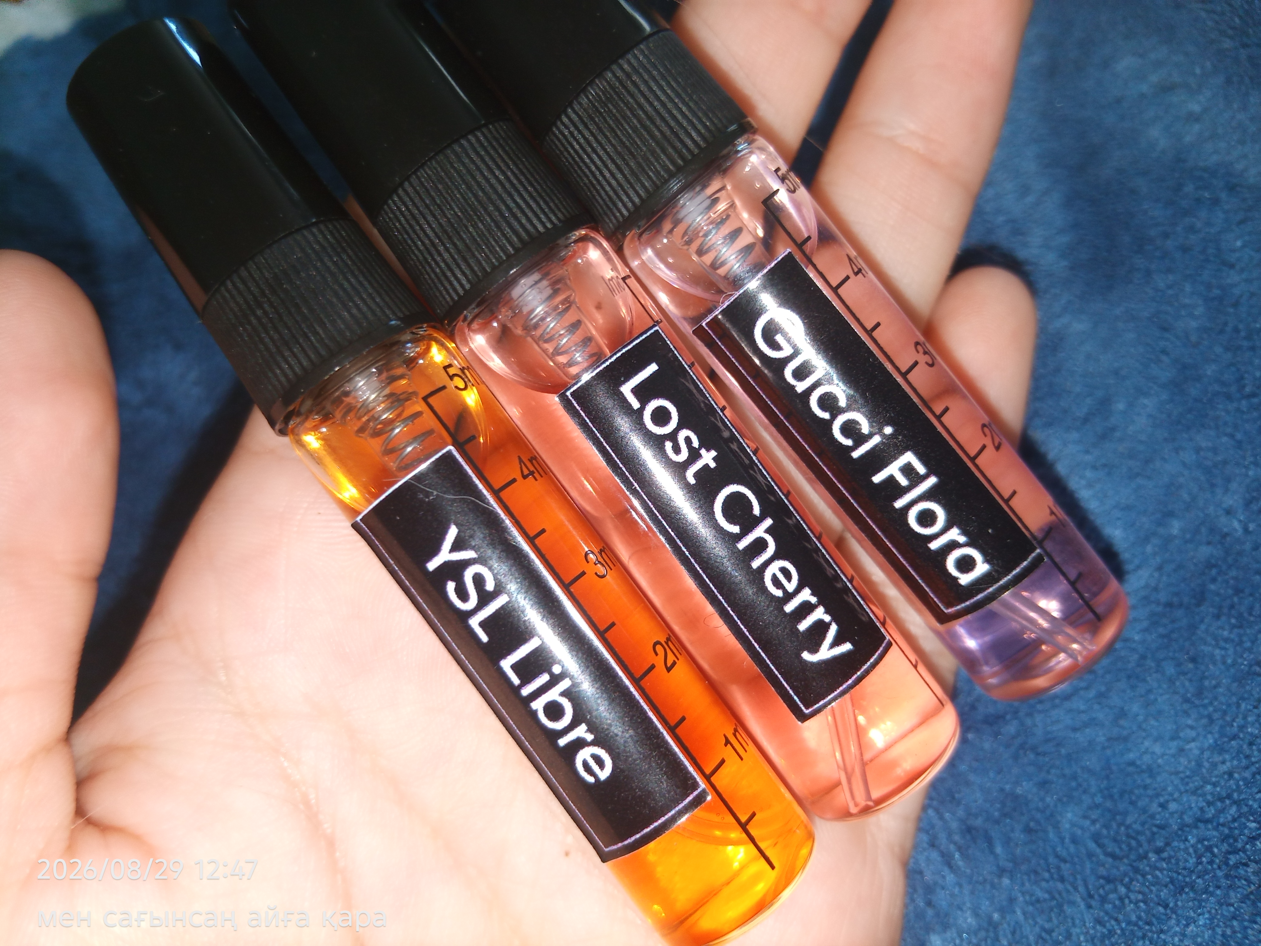 Ayollar atirlari, to‘plam, 3tasi1 ,Gucci Flora Gardenia,Libre,Lost Cherry,ayollar atirlari