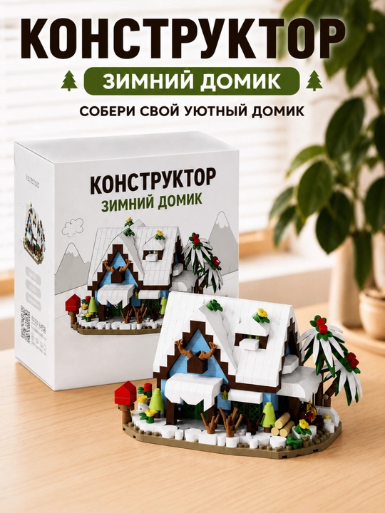 "Tog'lardagi uy" konstruktorlik to'plami - 579 dona - 