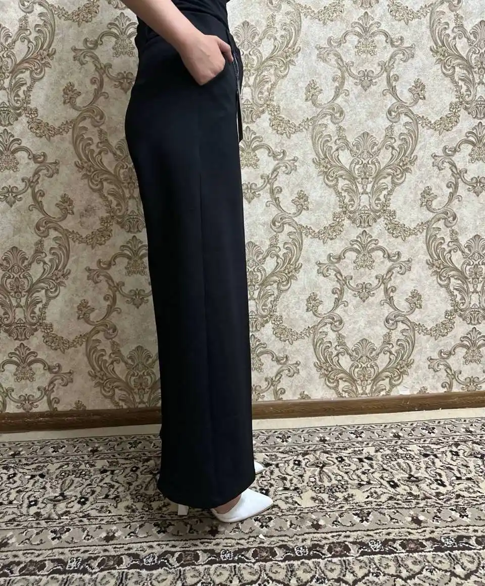 Zamonaviy klassik ayollar shimlari: keng baland belli kuz fasli uchun