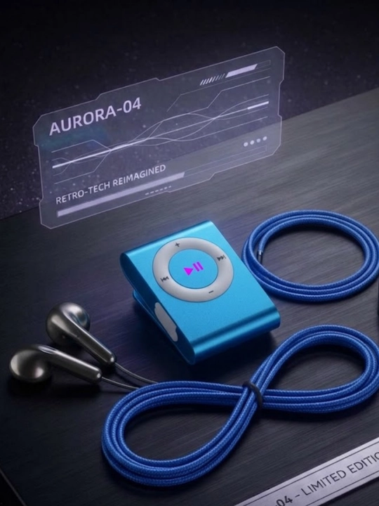 Portativ MP3 pleer quloqchin bilan AURORA-04