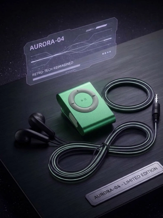 Portativ MP3 pleer quloqchin bilan AURORA-04