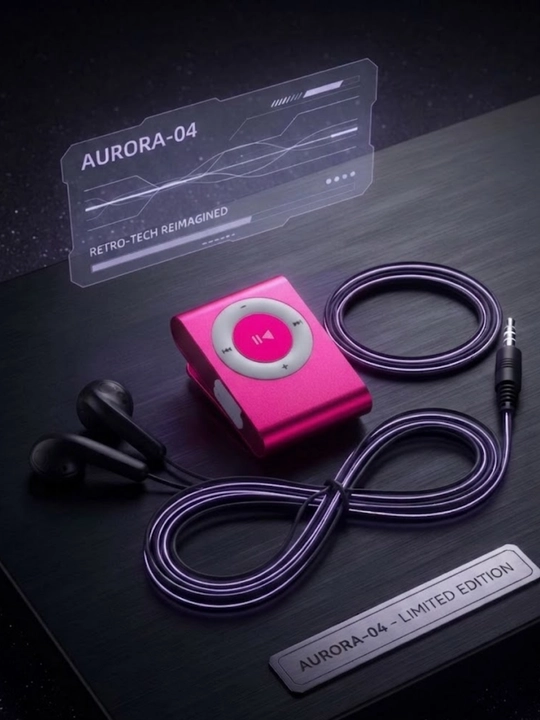 Portativ MP3 pleer quloqchin bilan AURORA-04