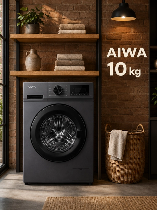 AIWA 10 kg oldindan yuklanadigan kir yuvish mashinasi, kir mashina kir moshina - 