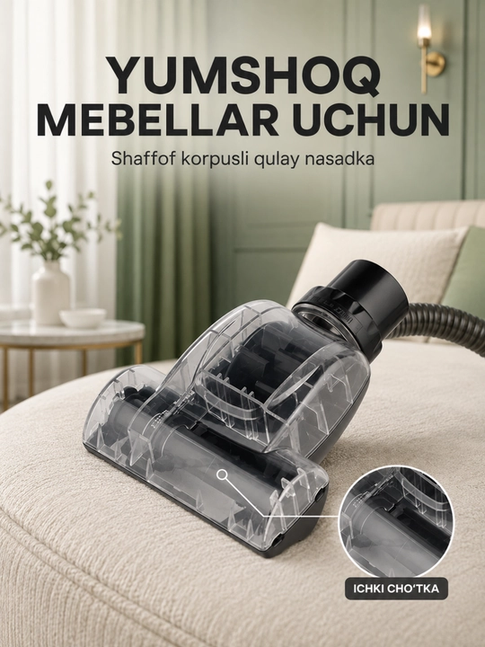 Avalon 2200 W HEPA filtrli changyutgich, pol va gilamlar uchun