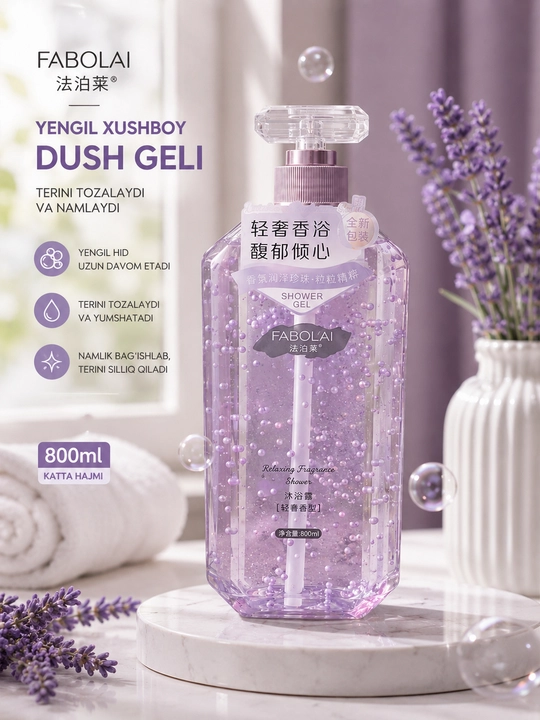 FABOL’AI xushbo‘y dush geli, kundalik foydalanish uchun, 500 ml