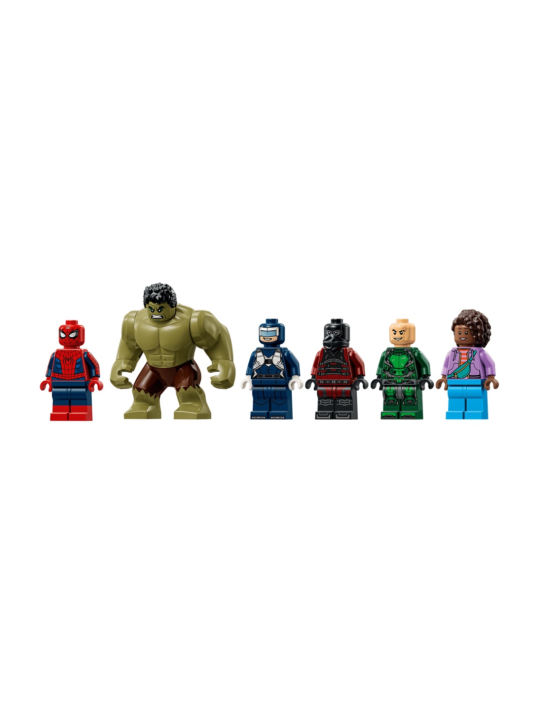 LEGO Marvel O‘rgimchak odam va Hulk jangi konstruktori 76350, 534 detal